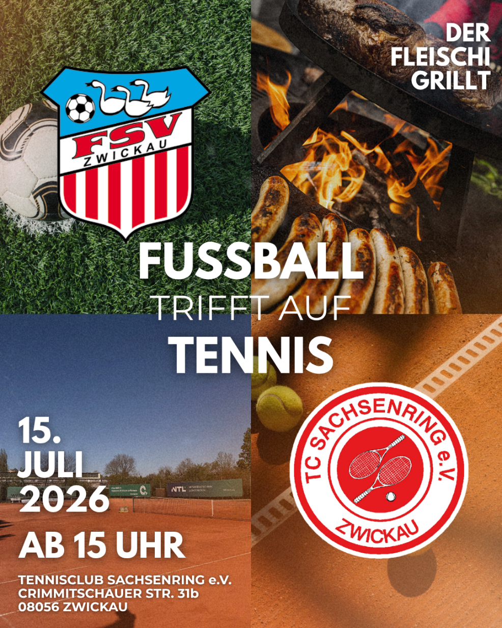 FUSSBALL TRIFFT AUF TENNIS